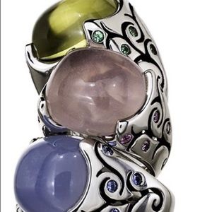 Mark Patterson Rose Quartz Silver Ring